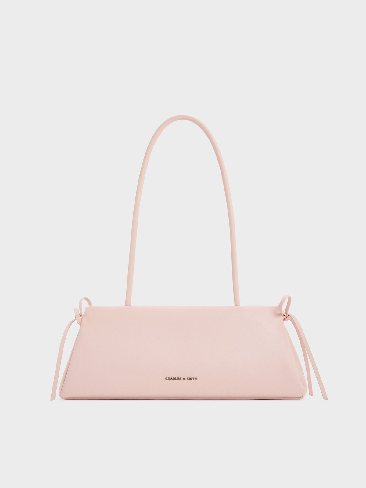 CHARLES & KEITH Premium / Hazel Bow Shoulder Bag - Soft Pink