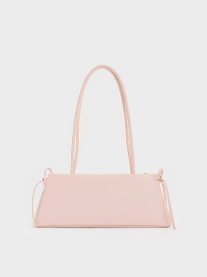 CHARLES & KEITH Premium / Hazel Bow Shoulder Bag - Soft Pink