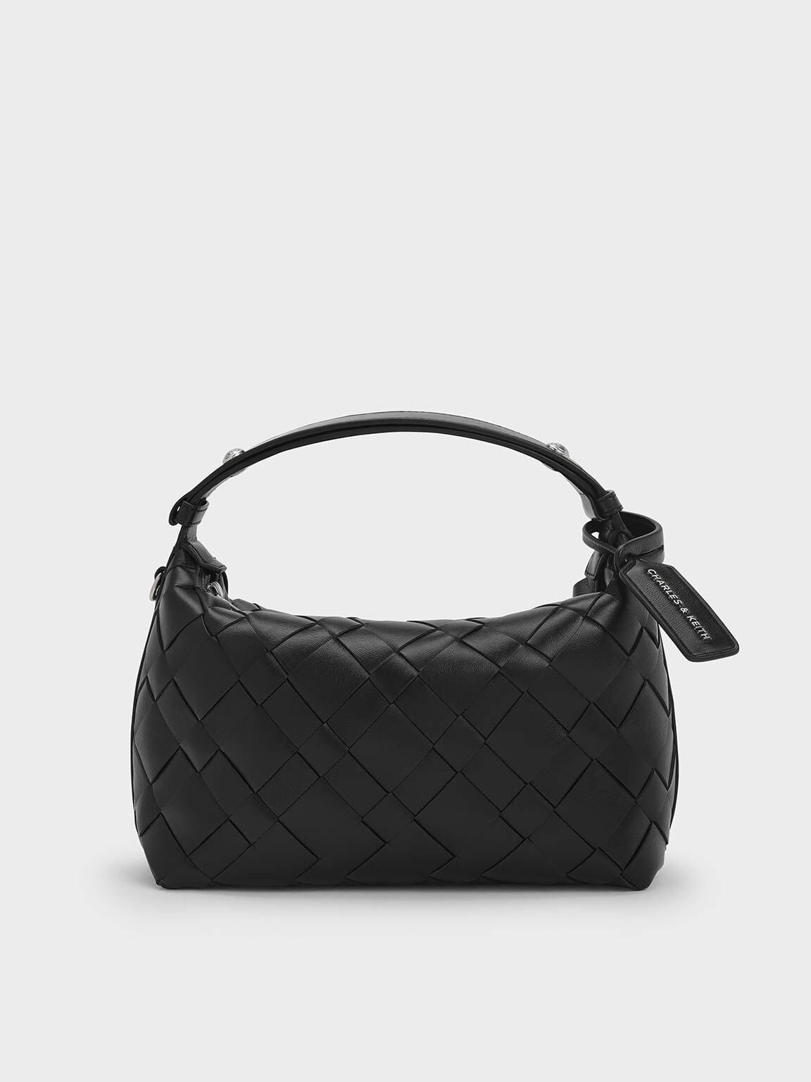 CHARLES & KEITH Special Offer / Ivette Woven Shoulder Bag - Noir