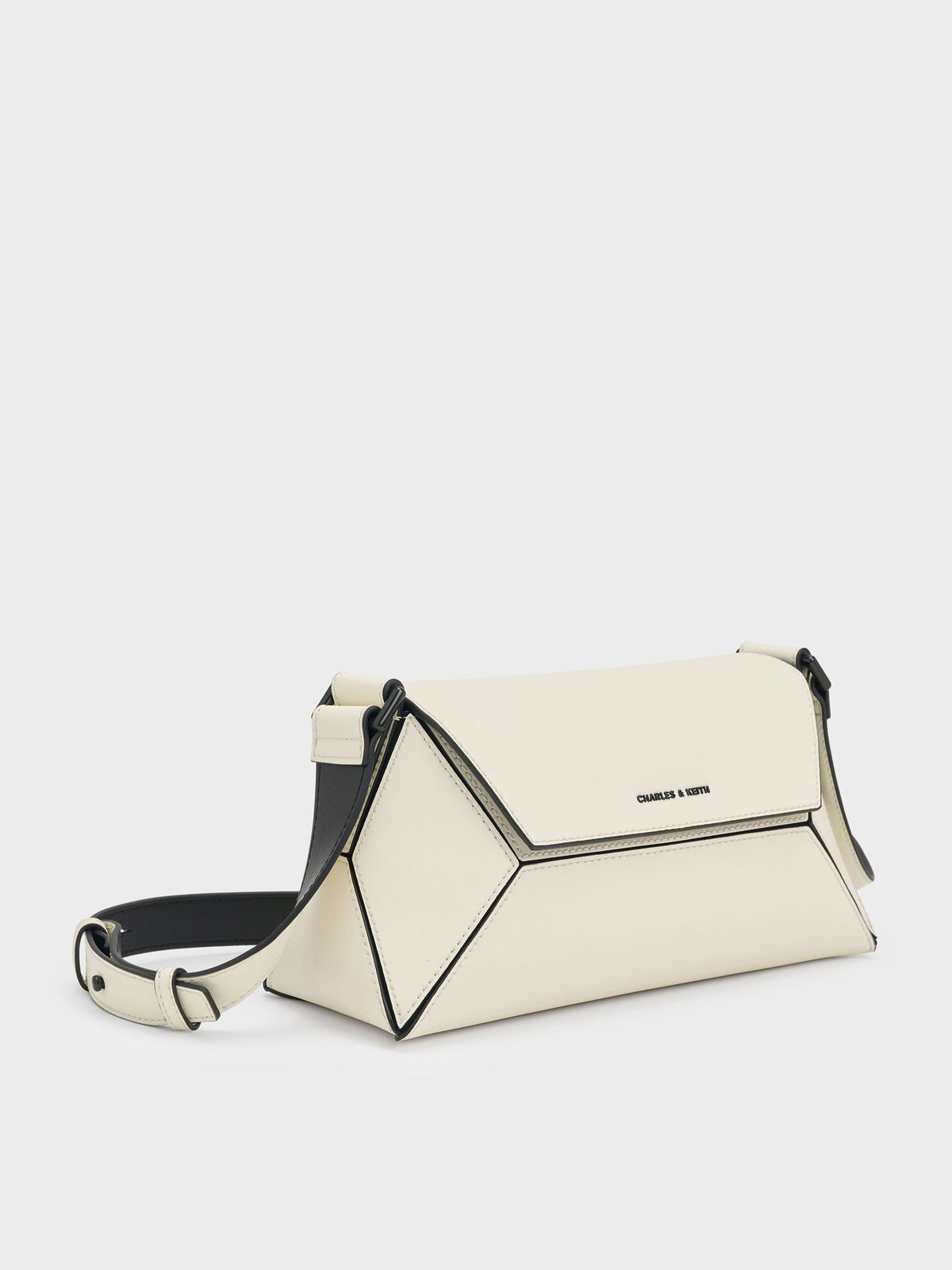 CHARLES & KEITH Quality / Nasrin Geometric Shoulder Bag - Multi