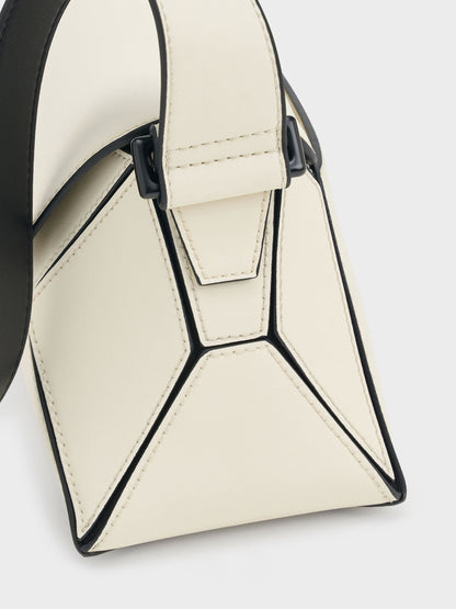 CHARLES & KEITH Quality / Nasrin Geometric Shoulder Bag - Multi