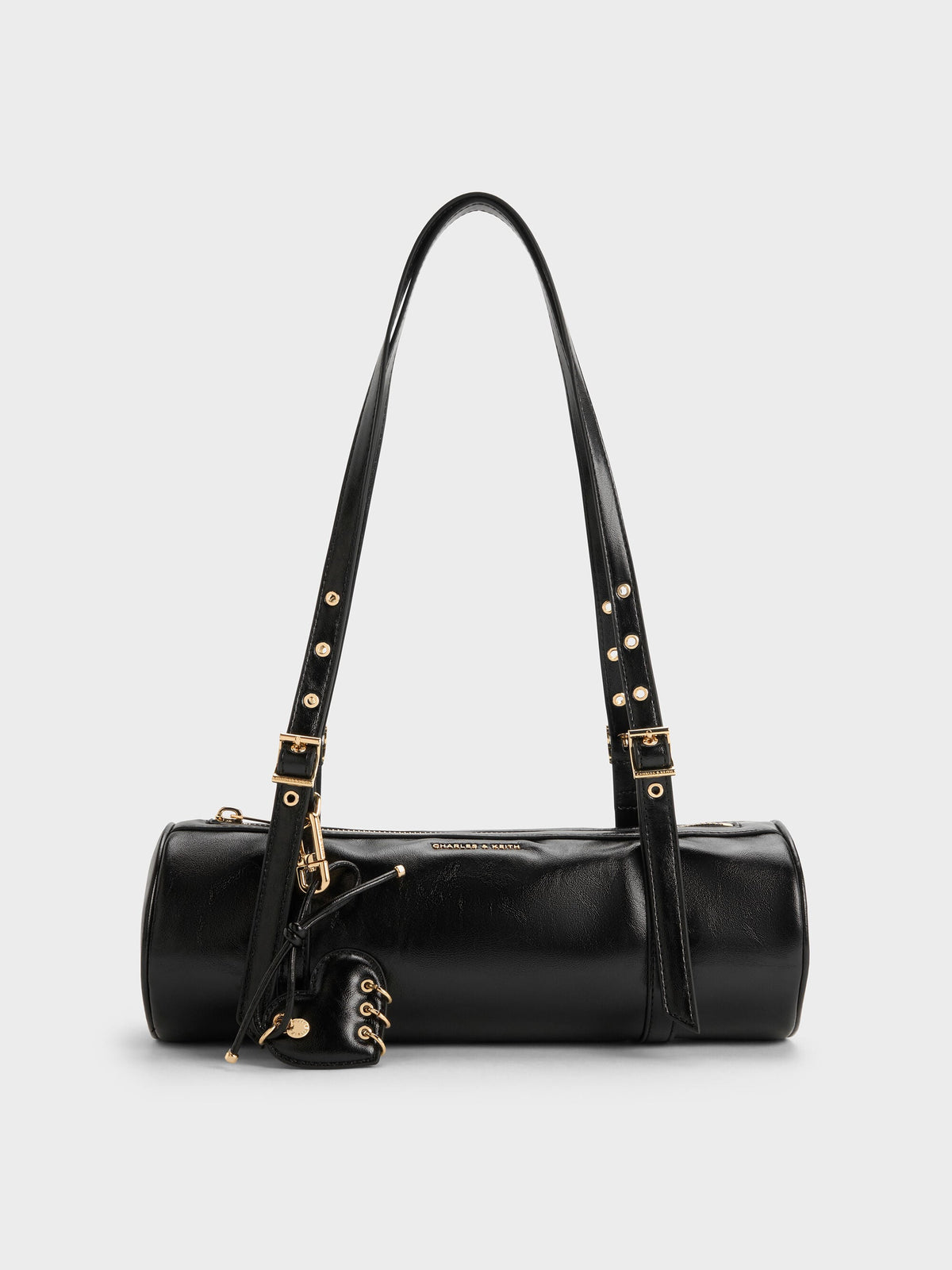 CHARLES & KEITH Hot Sale / Rey Elongated Shoulder Bag - Black