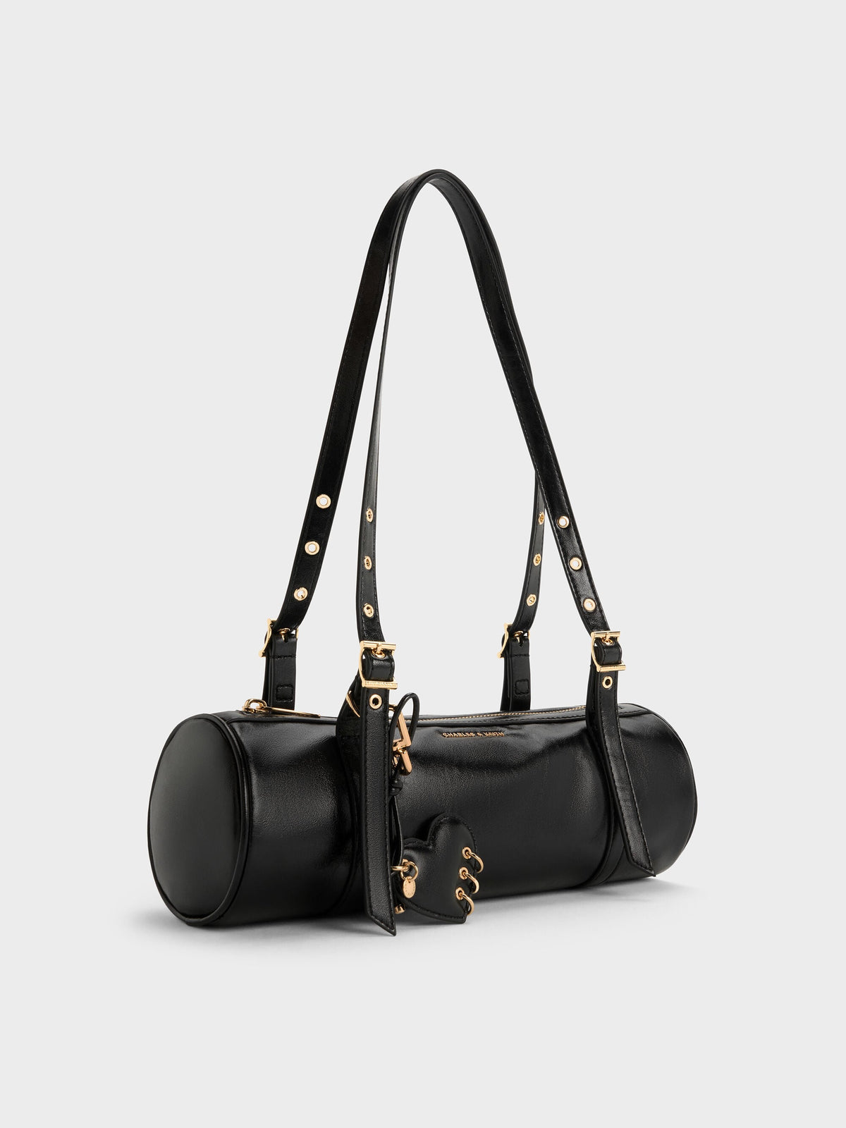 CHARLES & KEITH Hot Sale / Rey Elongated Shoulder Bag - Black