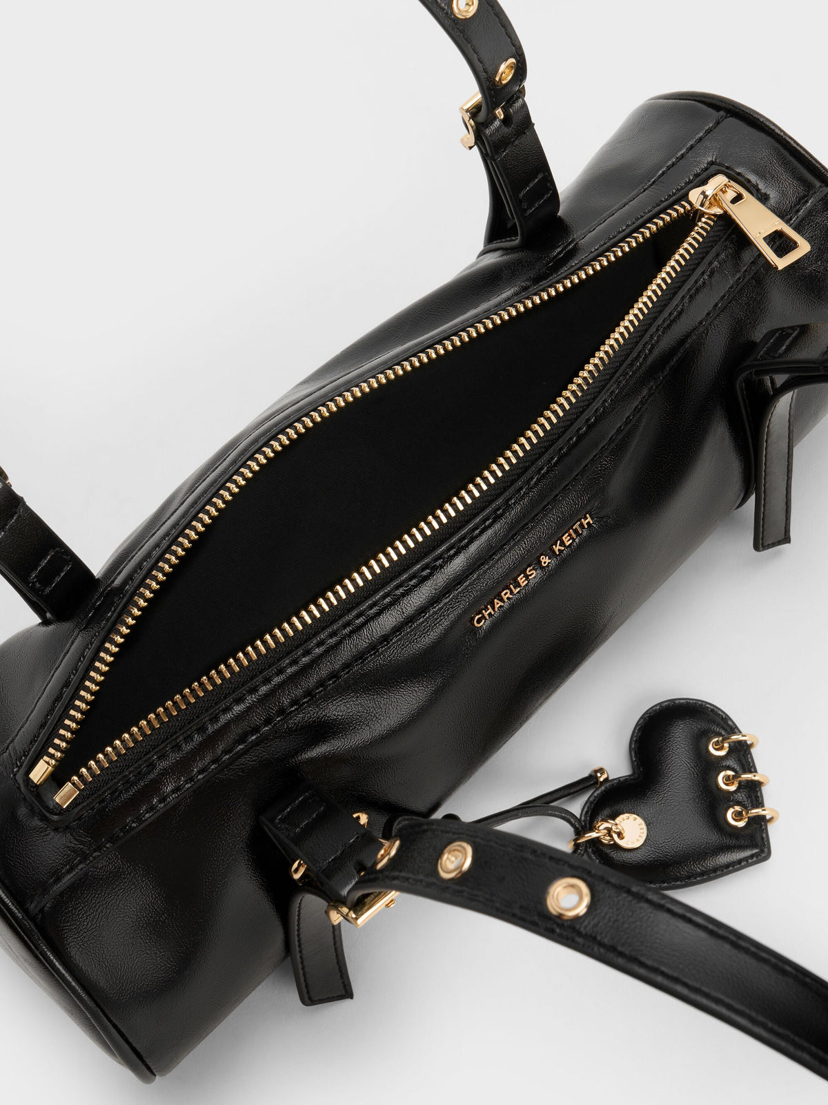 CHARLES & KEITH Hot Sale / Rey Elongated Shoulder Bag - Black