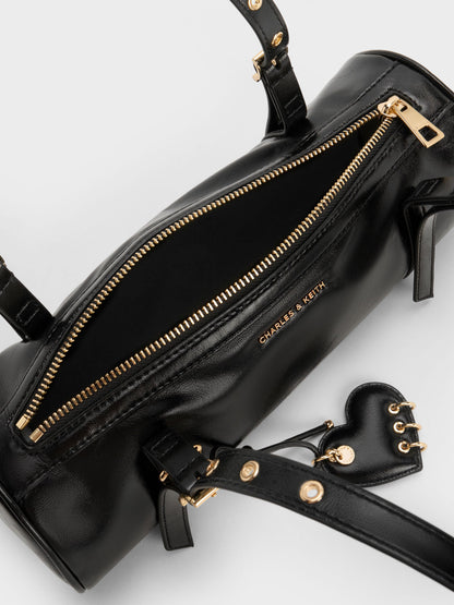 CHARLES & KEITH Hot Sale / Rey Elongated Shoulder Bag - Black