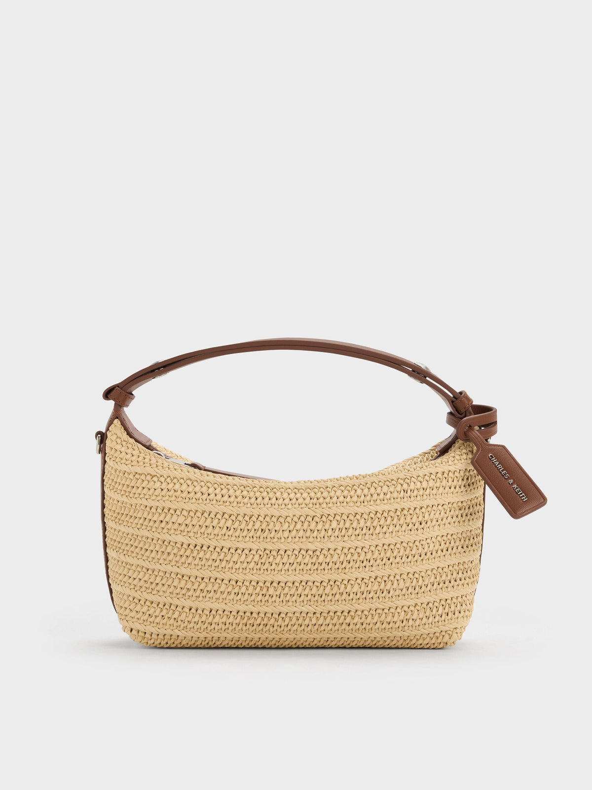 CHARLES & KEITH New / Ivette Raffia Woven Shoulder Bag - Multi