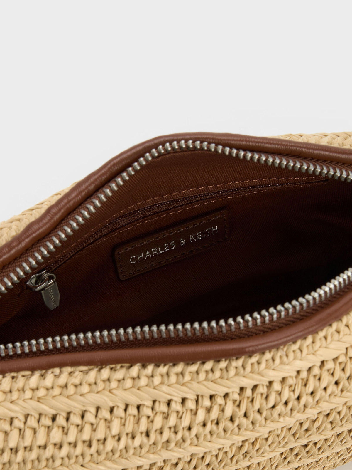 CHARLES & KEITH New / Ivette Raffia Woven Shoulder Bag - Multi