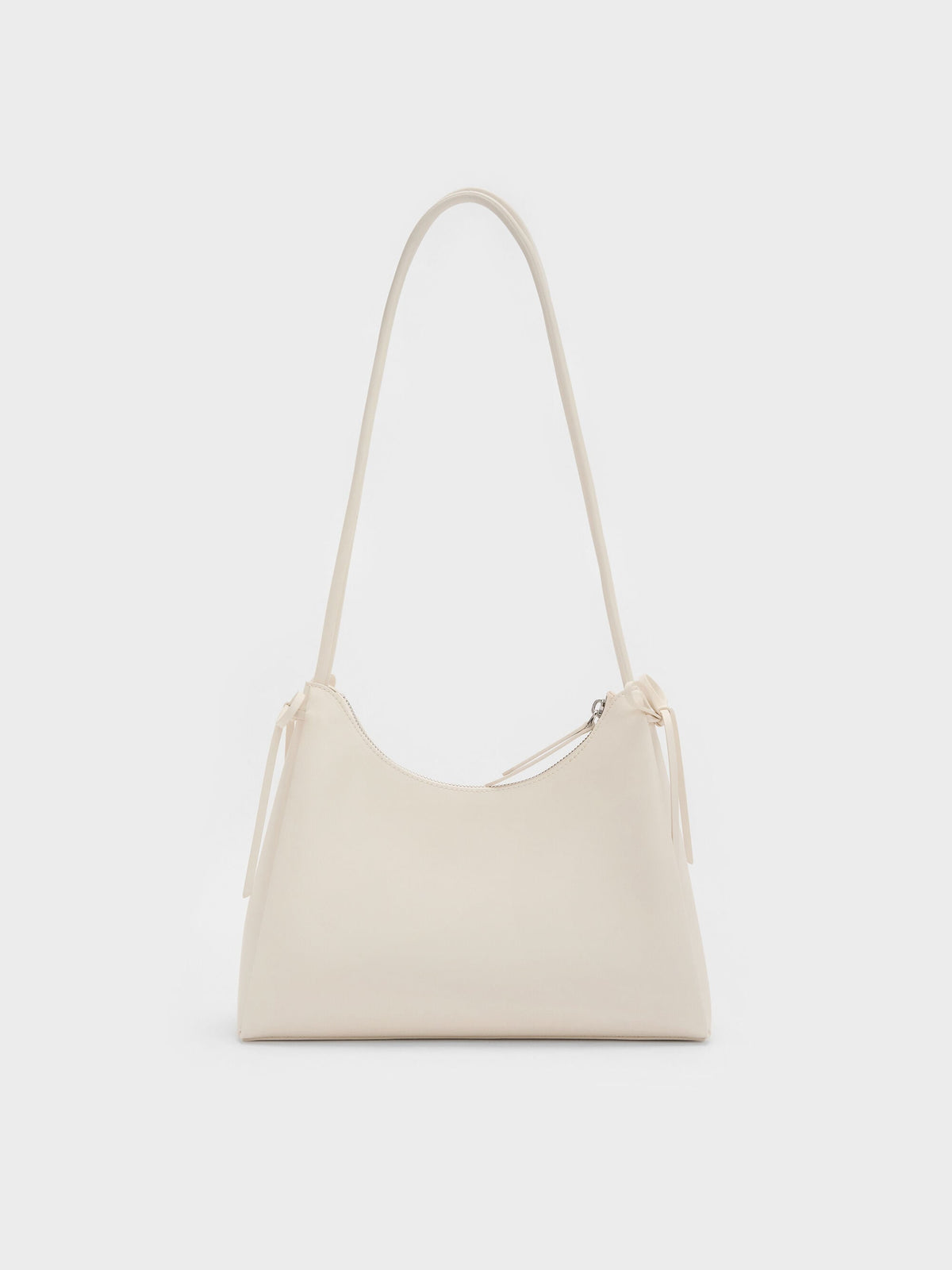 CHARLES & KEITH Popular / Hazel Bow Hobo Bag - Cream