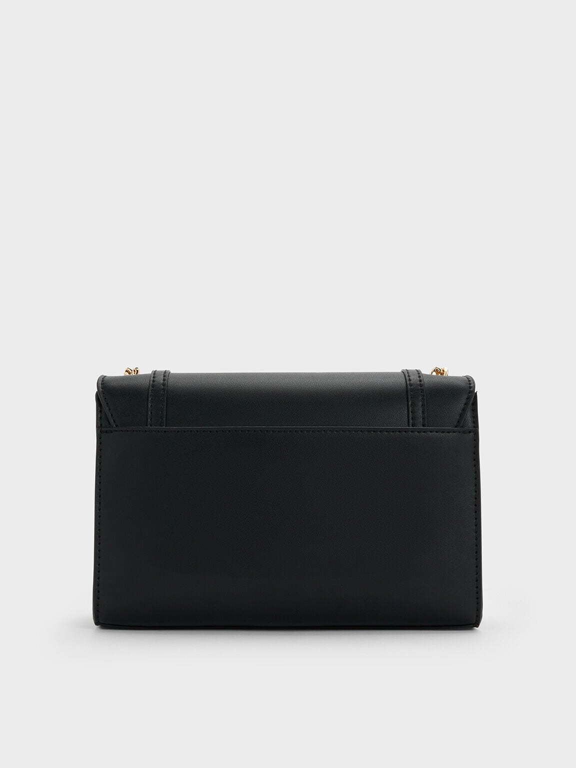 CHARLES & KEITH Popular / Shalia Chain-Strap Shoulder Bag - Black