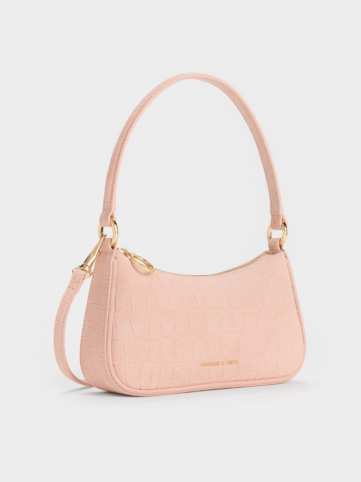 CHARLES & KEITH Essential / Elspeth Chain Shoulder Bag - Pink