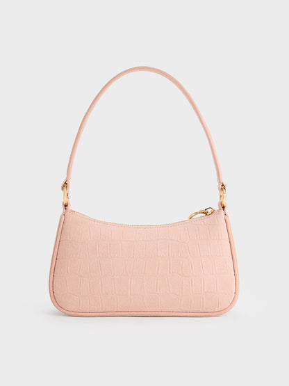 CHARLES & KEITH Essential / Elspeth Chain Shoulder Bag - Pink
