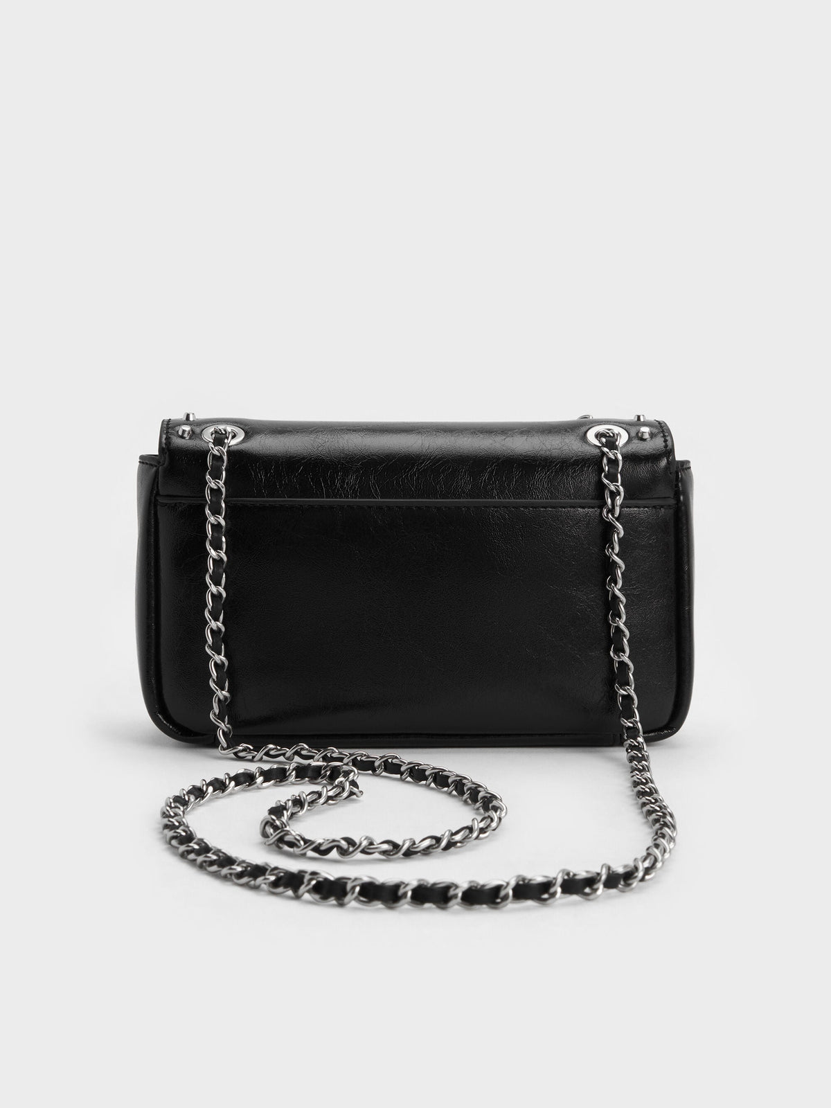 CHARLES & KEITH Signature / Arwen Studded Shoulder Bag - Noir