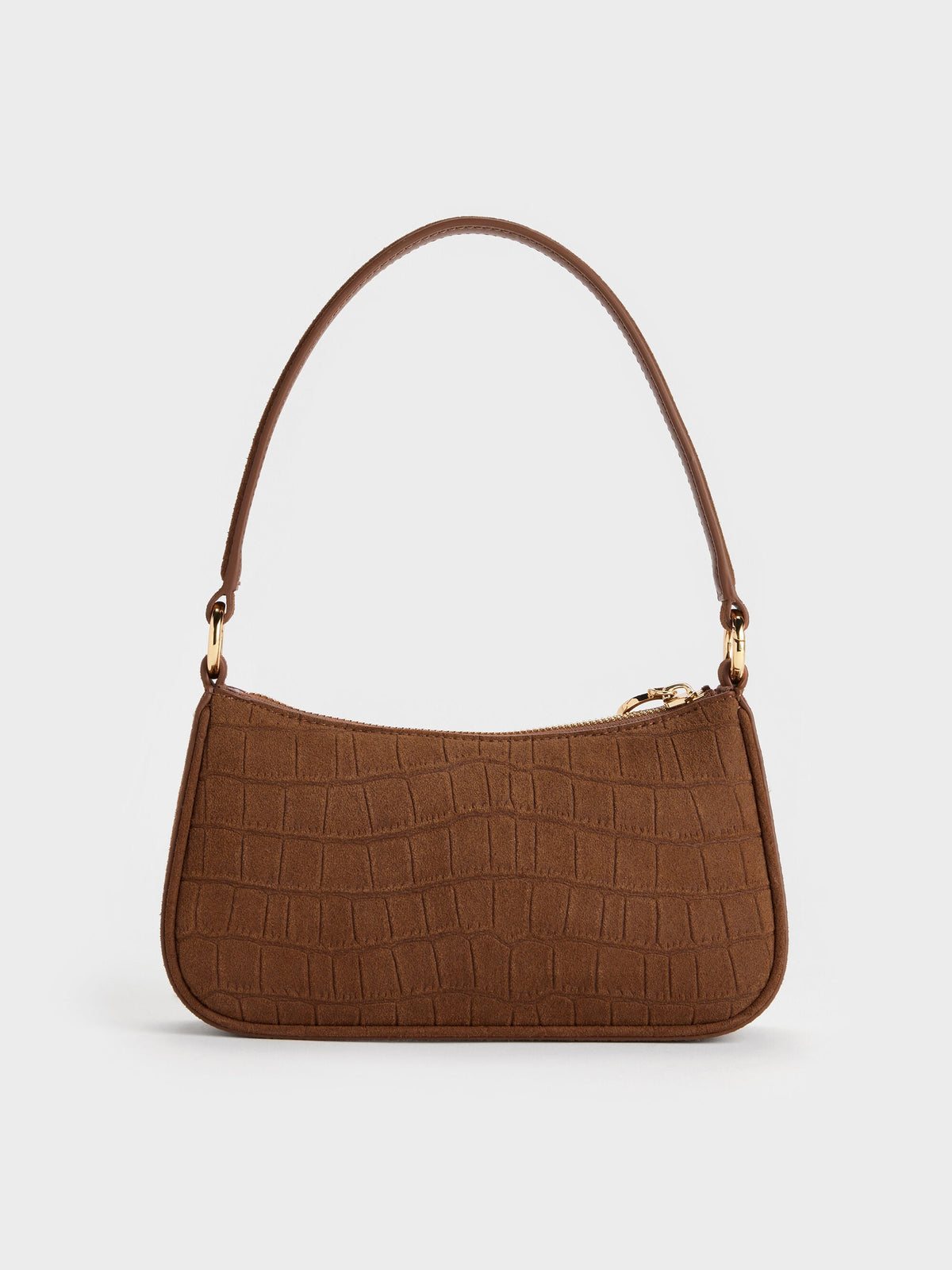 CHARLES & KEITH Essential / Elspeth Chain Shoulder Bag - Chocolate