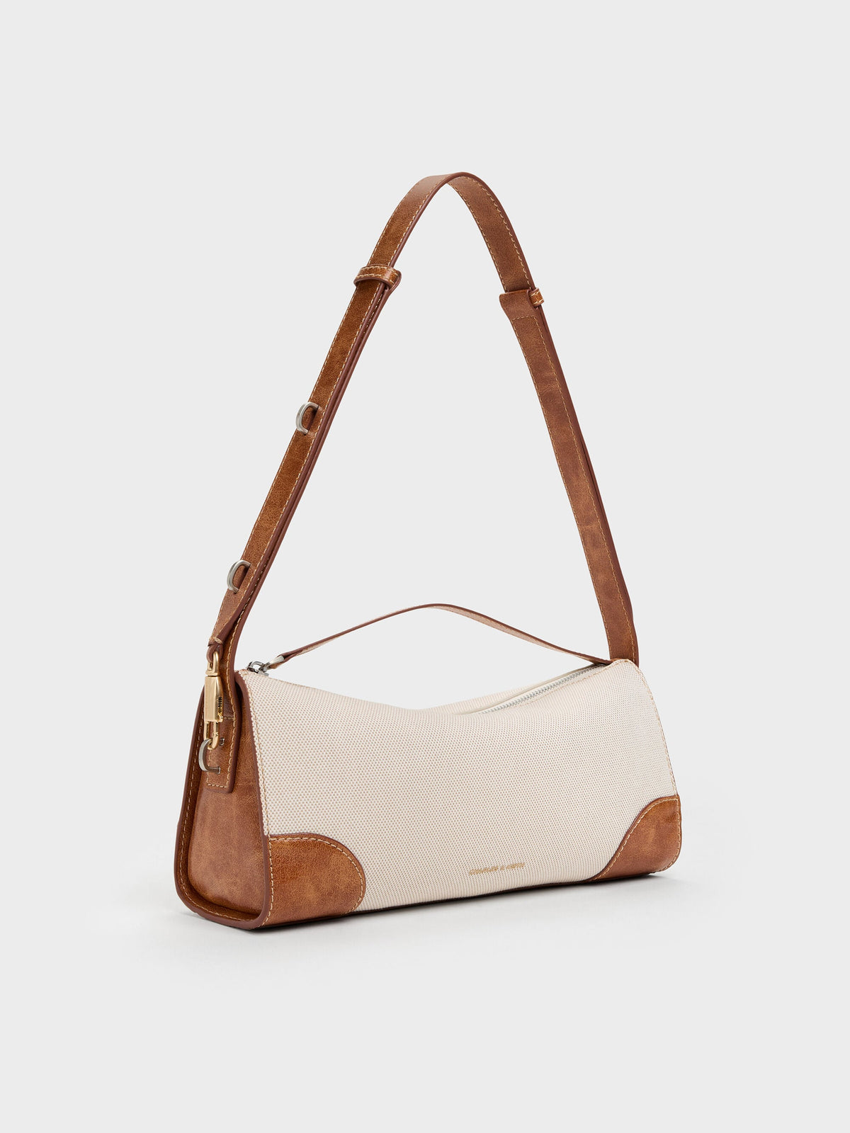 CHARLES & KEITH Quality / Delfina Canvas Elongated Shoulder Bag - Multi
