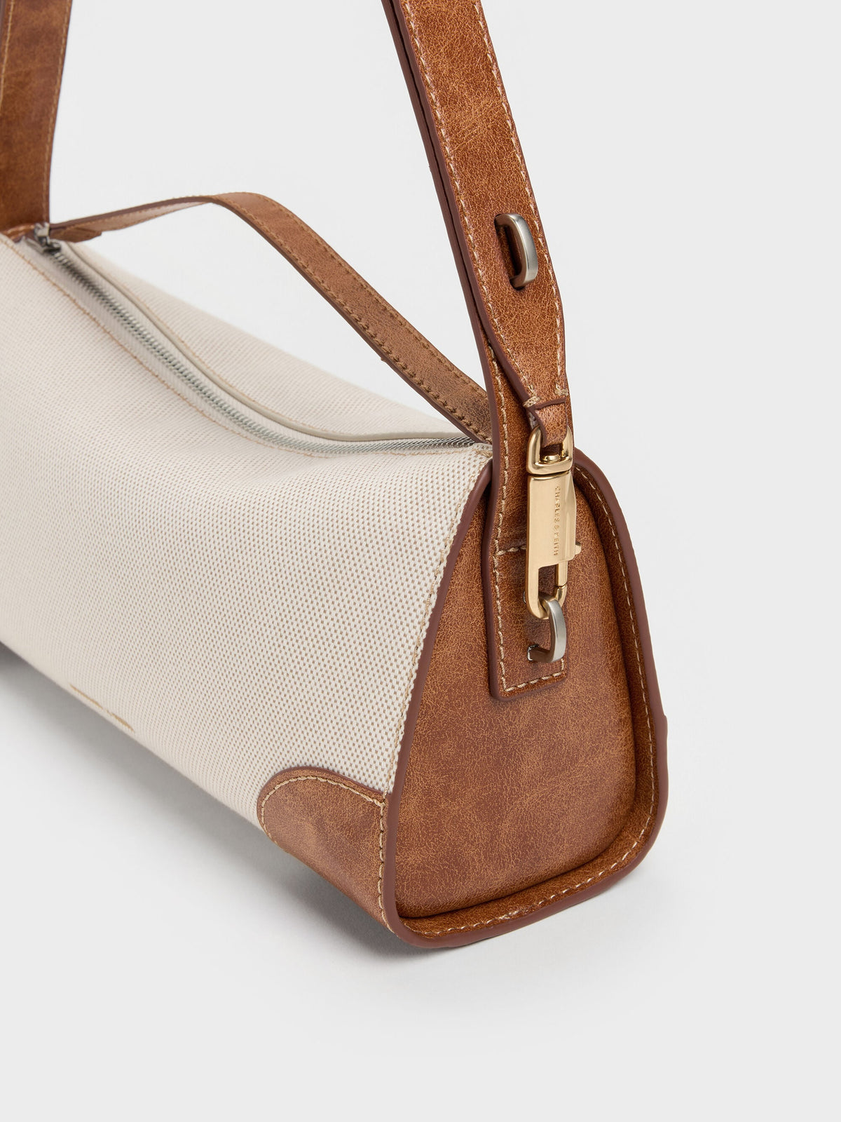 CHARLES & KEITH Quality / Delfina Canvas Elongated Shoulder Bag - Multi