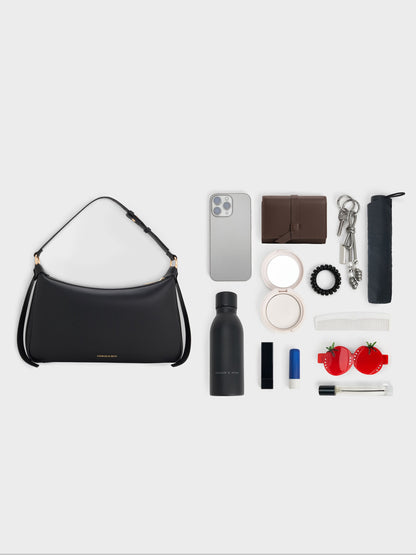 CHARLES & KEITH Sale / Calla Shoulder Bag - Black