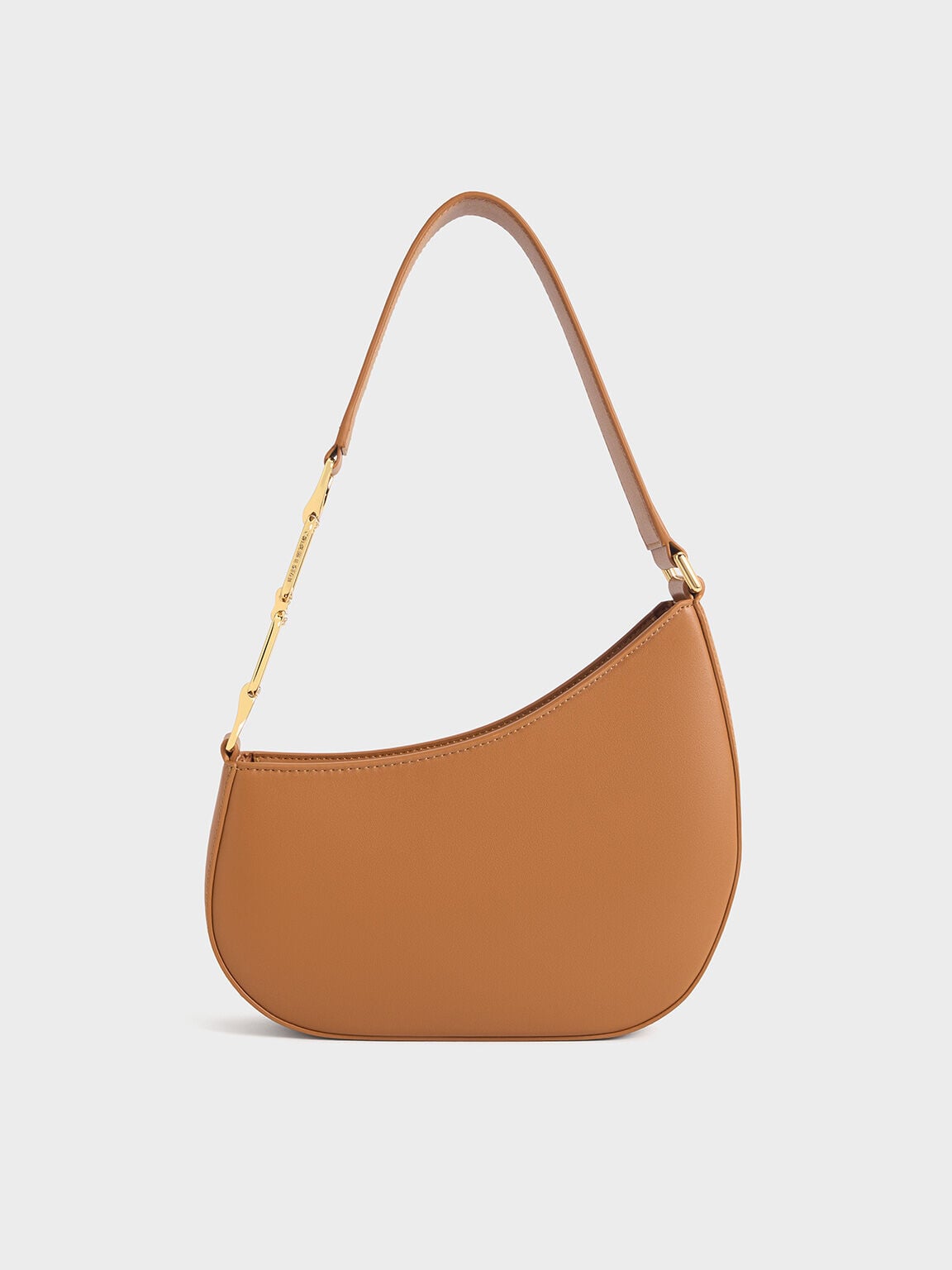 CHARLES & KEITH Latest / Agatha Chain-Strap Shoulder Bag - Brown