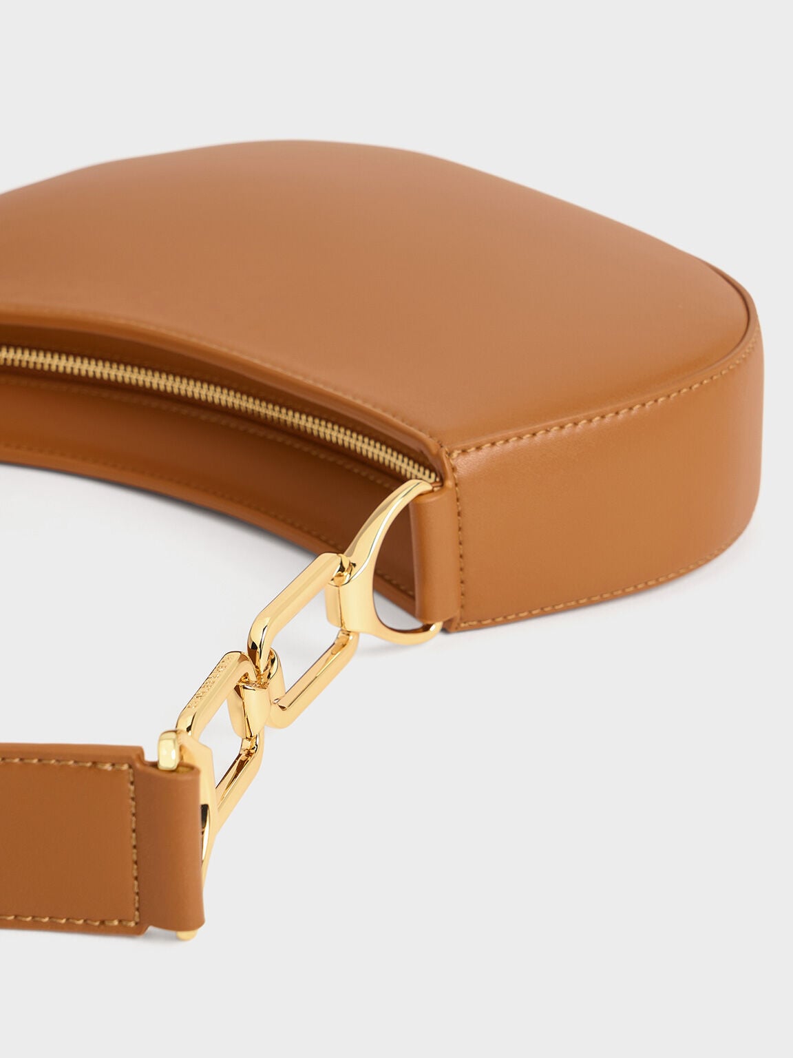 CHARLES & KEITH Latest / Agatha Chain-Strap Shoulder Bag - Brown