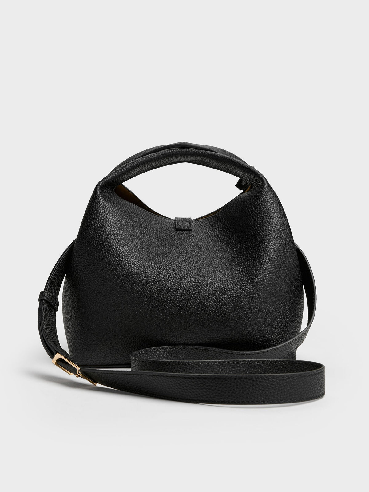 CHARLES & KEITH Exclusive / Chance Turn-Lock Bucket Bag - Black