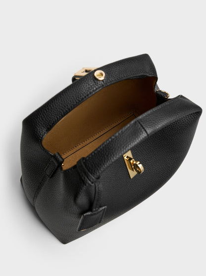 CHARLES & KEITH Exclusive / Chance Turn-Lock Bucket Bag - Black