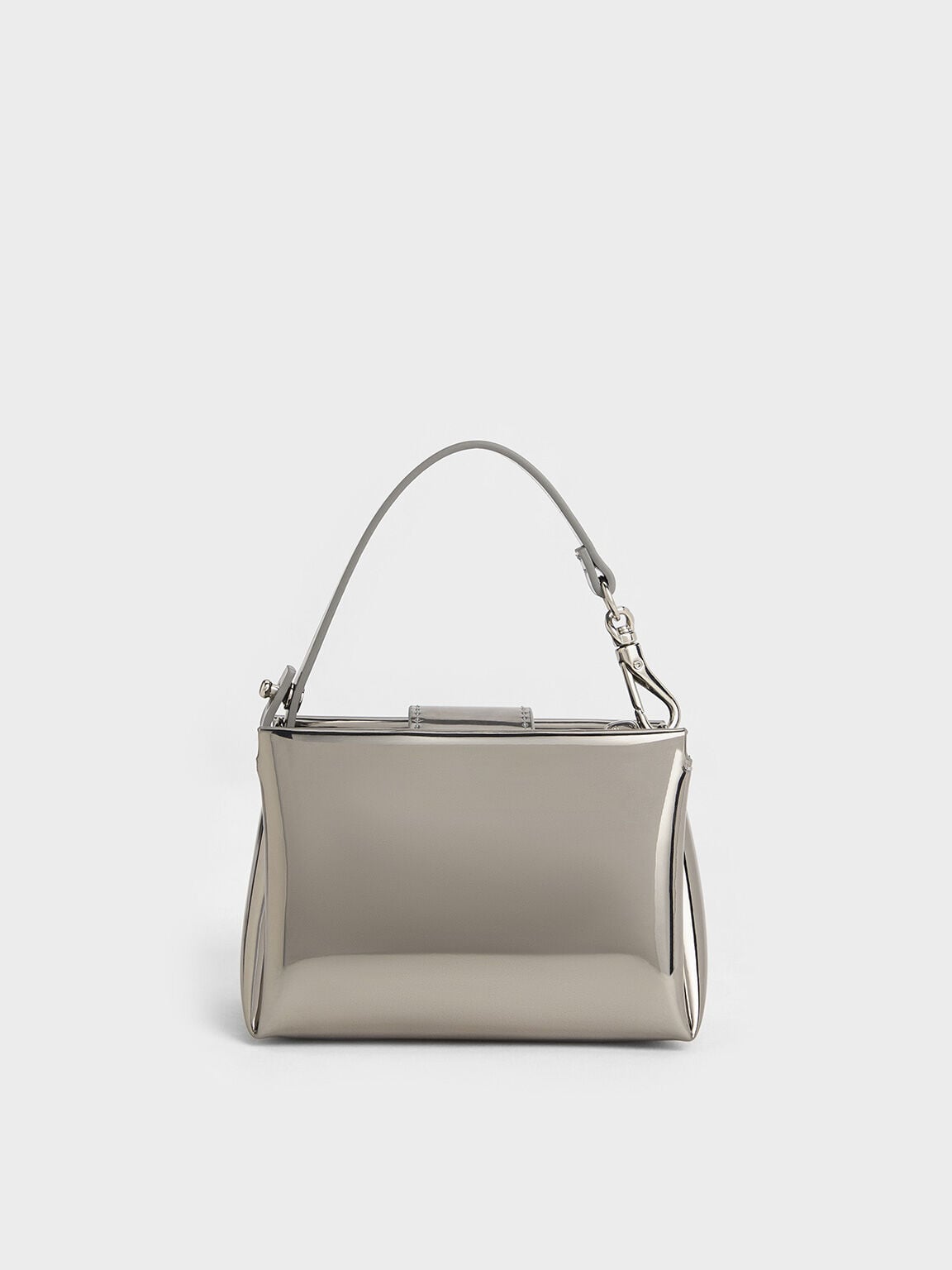 CHARLES & KEITH Deals / Bosie Metallic Micro Bag - Pewter
