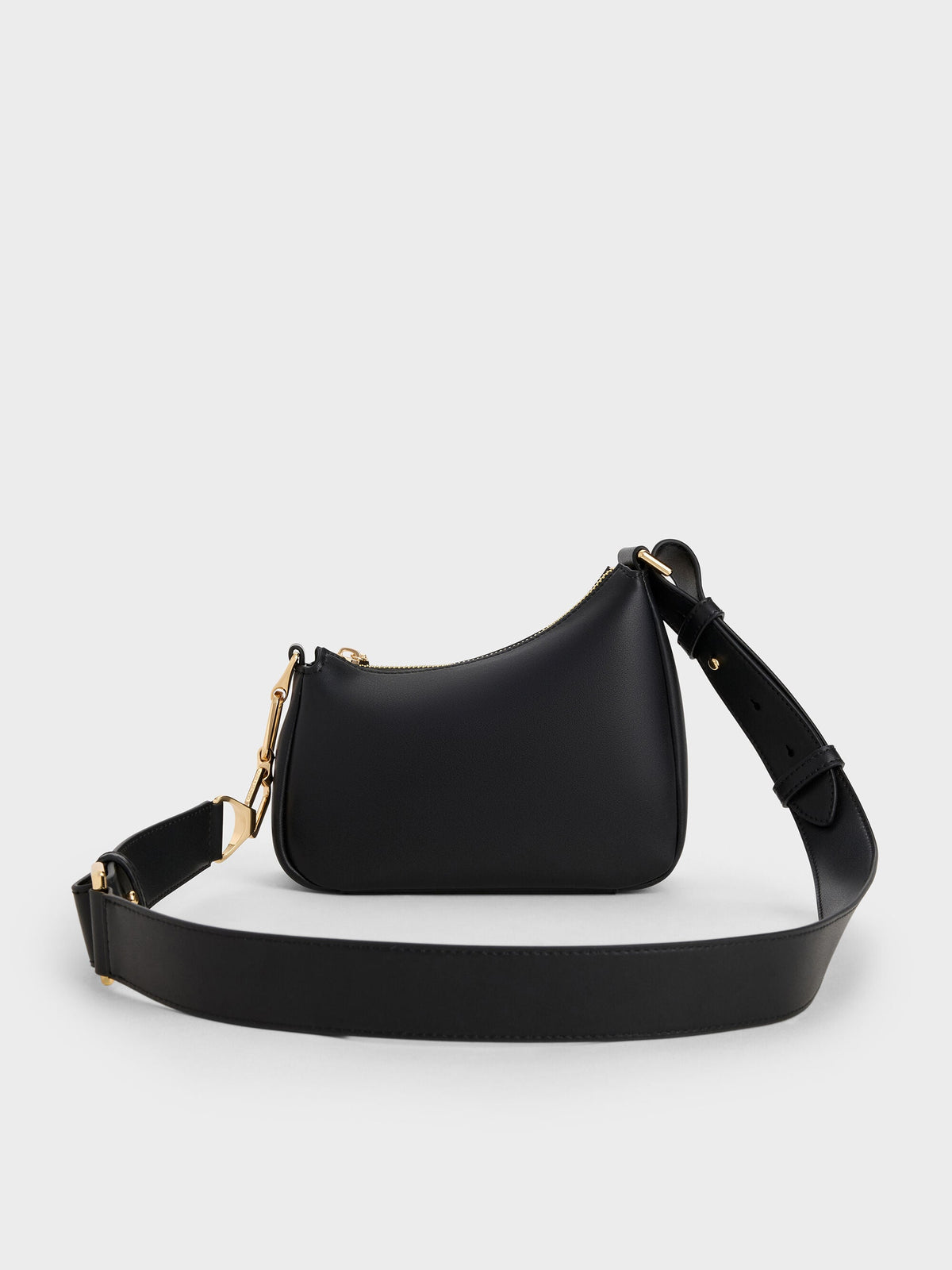 CHARLES & KEITH Featured / Mini Agatha Chain-Strap Shoulder Bag - Black