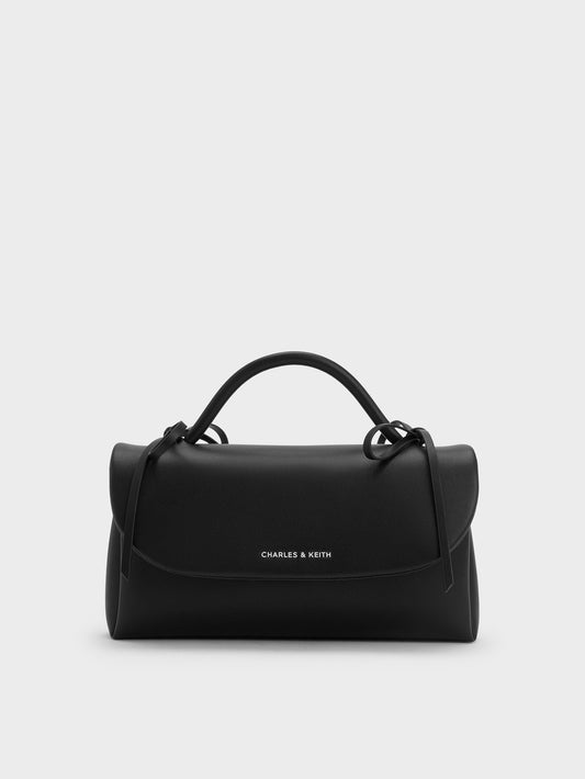 CHARLES & KEITH Popular / Hazel Bow Wallet On Chain - Noir