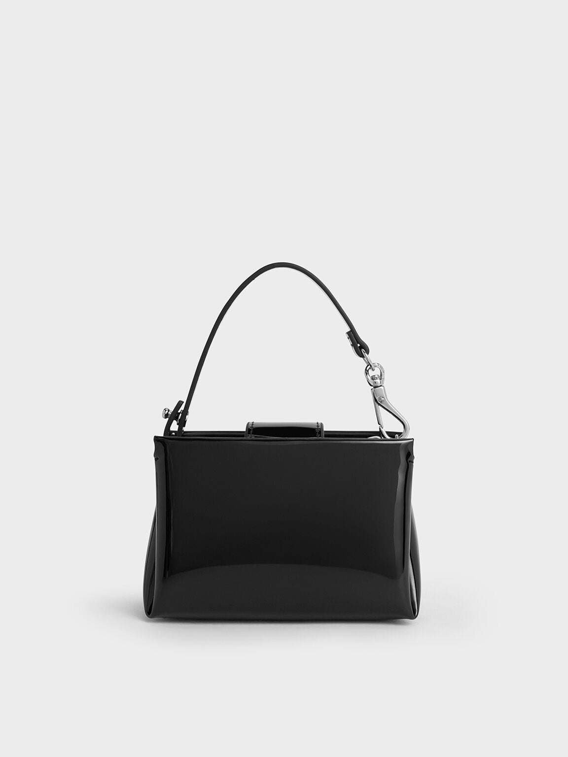 CHARLES & KEITH Exclusive / Bosie Patent Micro Bag - Noir