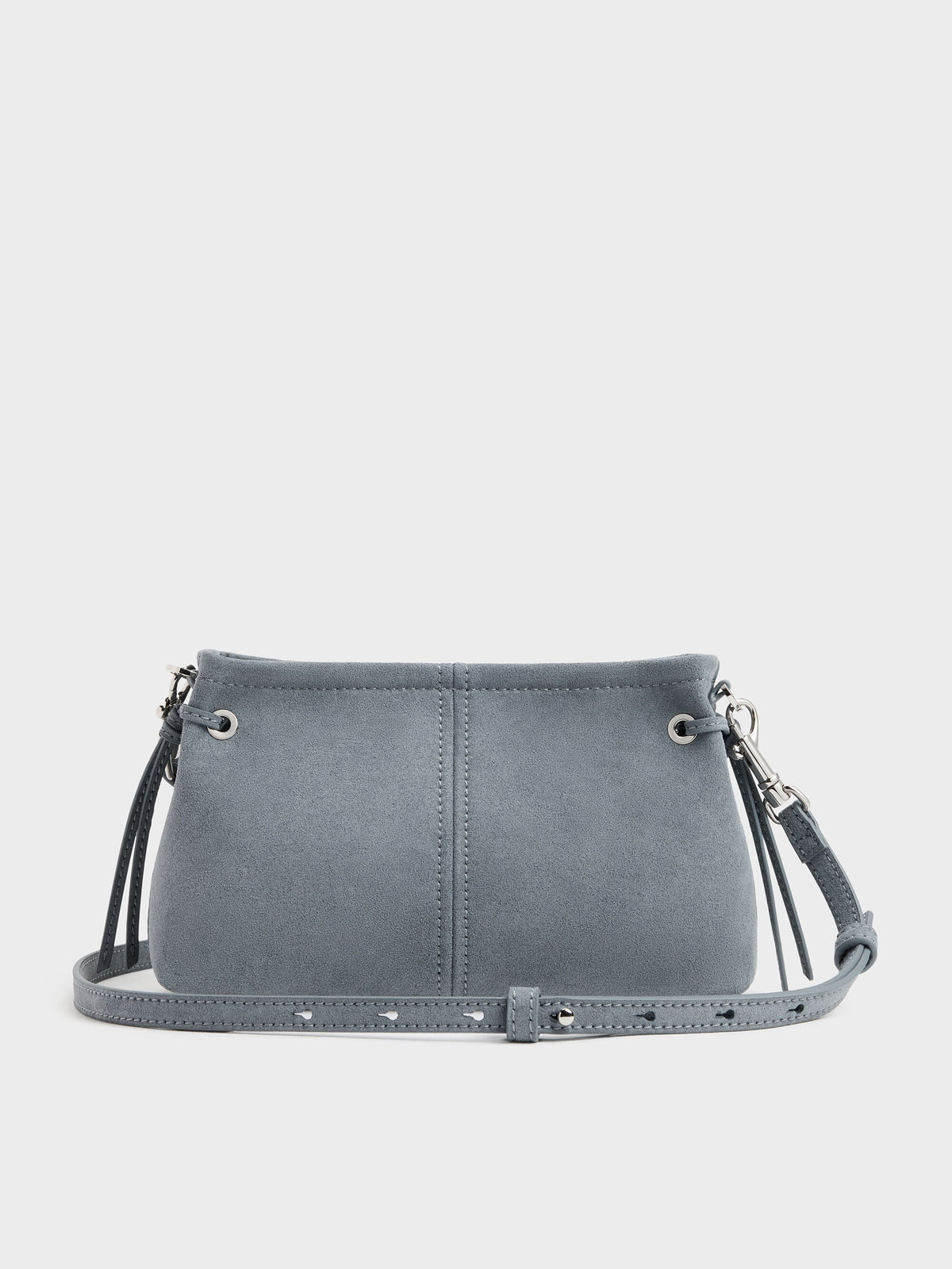 CHARLES & KEITH Quality / Noane Top Handle Bag - Smoky Blue