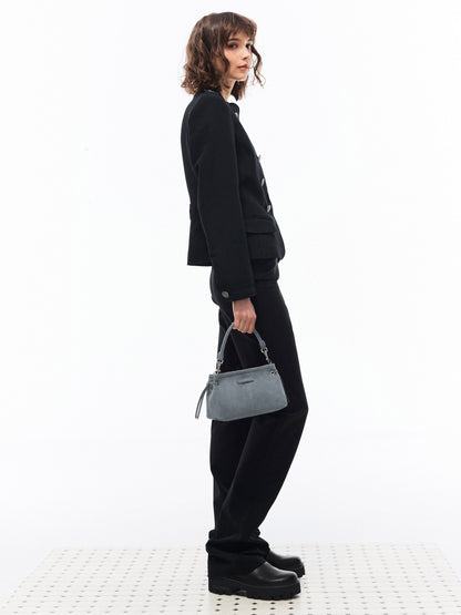 CHARLES & KEITH Quality / Noane Top Handle Bag - Smoky Blue