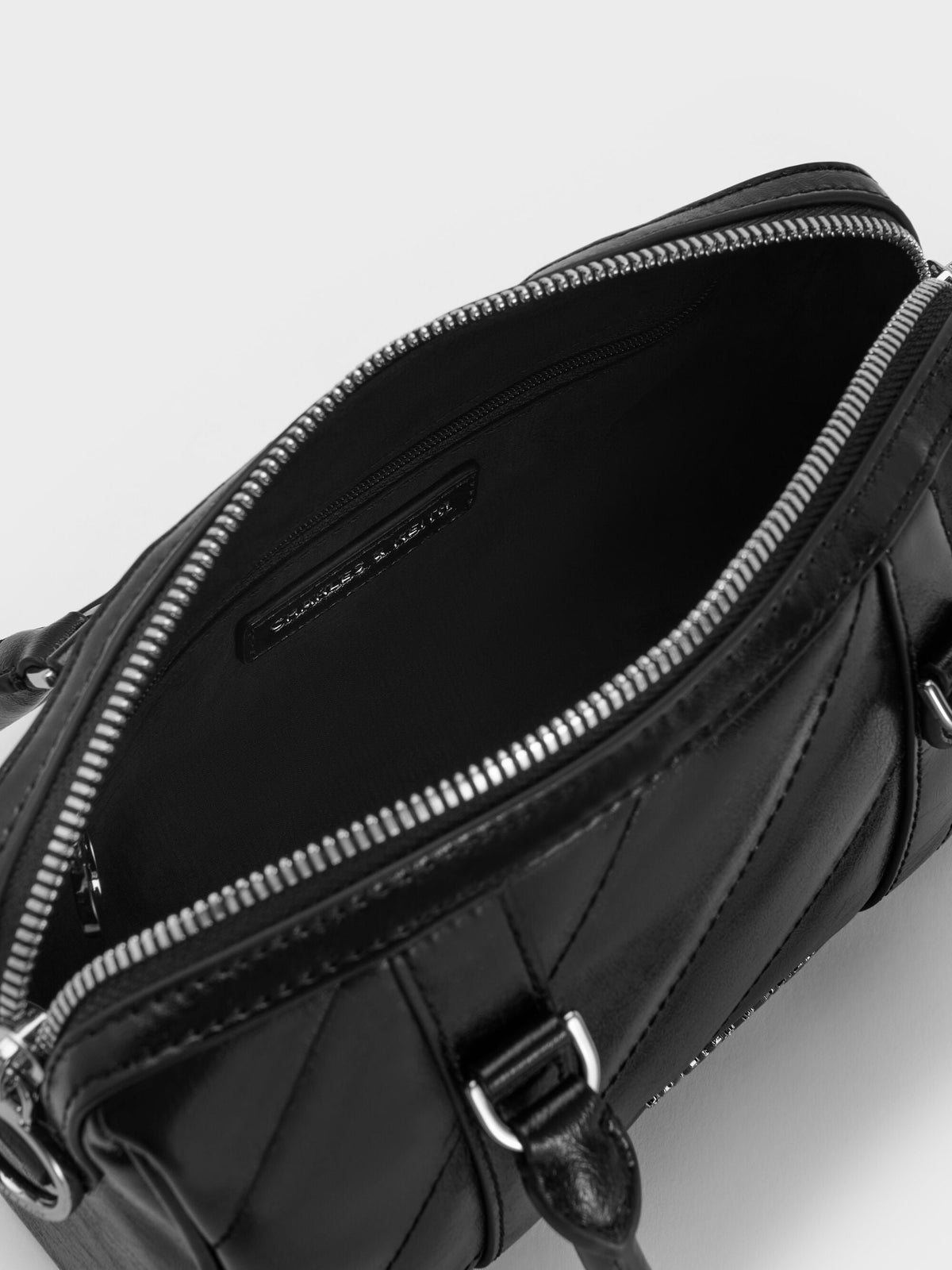 CHARLES & KEITH Premium / Philomena Bowling Bag - Noir