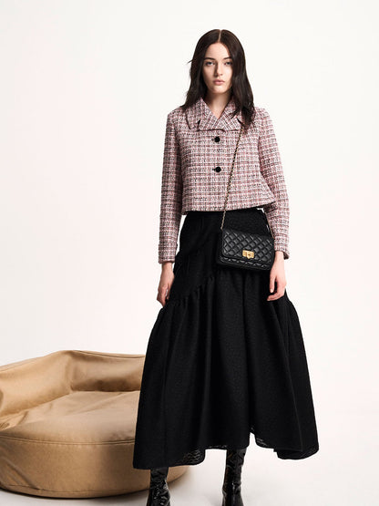 CHARLES & KEITH Premium / Cressida Quilted Push-Lock Clutch - Black