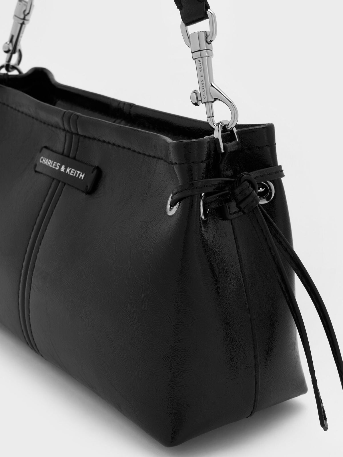CHARLES & KEITH Featured / Noane Top Handle Bag - Noir