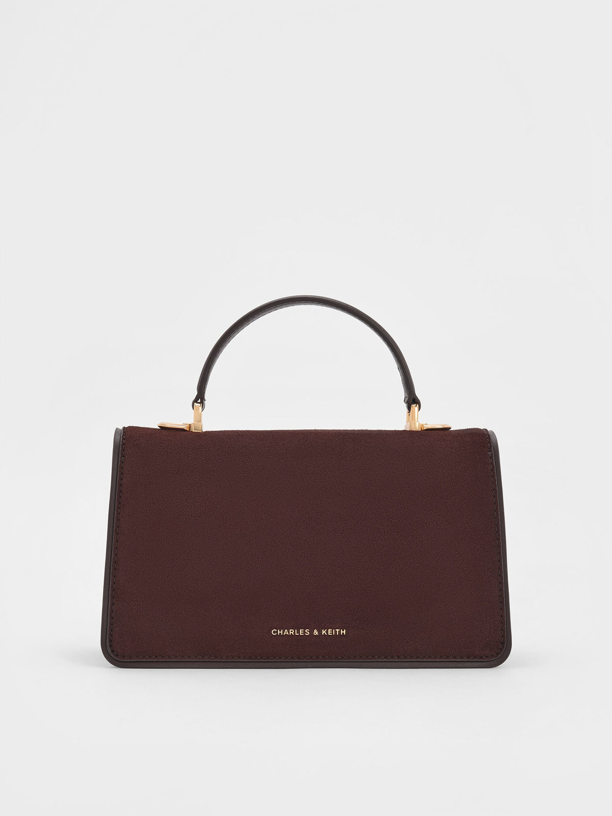 CHARLES & KEITH Best Price / Arlet Belted Top Handle Bag - Espresso Brown