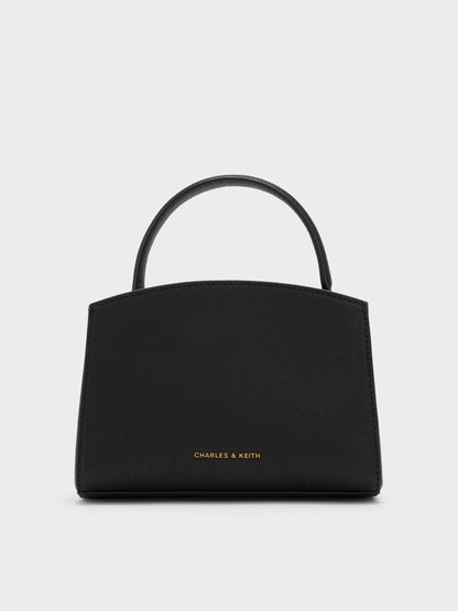 CHARLES & KEITH Smart Buy / Aubrielle Belted Top Handle Bag - Black