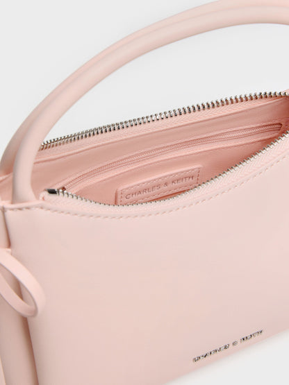 CHARLES & KEITH Exclusive / Hazel Bow Top Handle Bag - Soft Pink