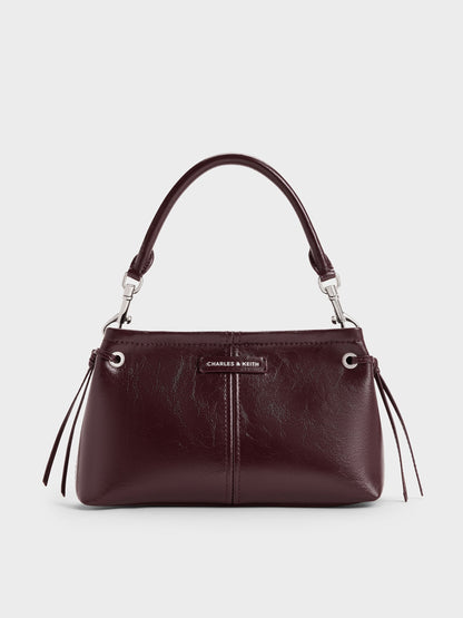 CHARLES & KEITH Deals / Noane Top Handle Bag - Wineberry Red