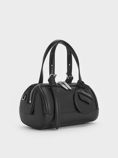 CHARLES & KEITH Best Price / Enola Bowling Bag - Noir