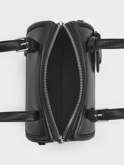 CHARLES & KEITH Best Price / Enola Bowling Bag - Noir