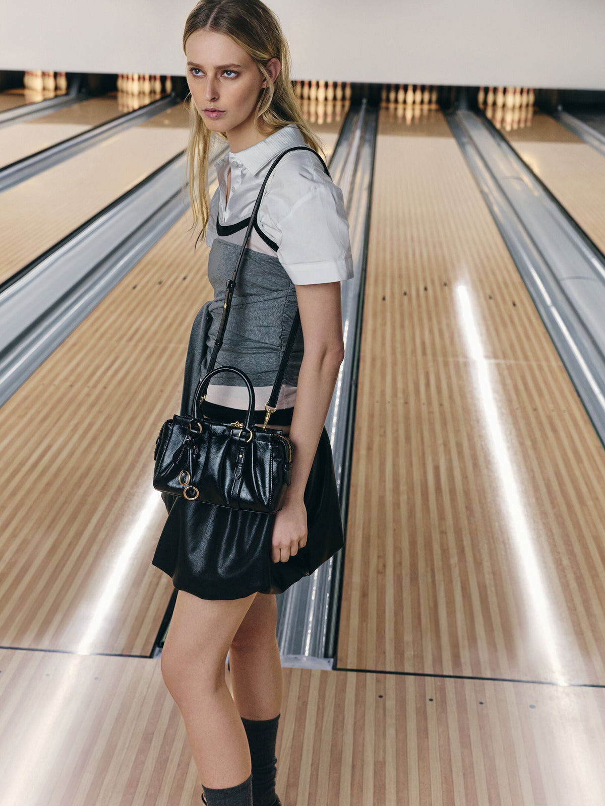 CHARLES & KEITH Latest / Britton Top Handle Tote Bag - Black