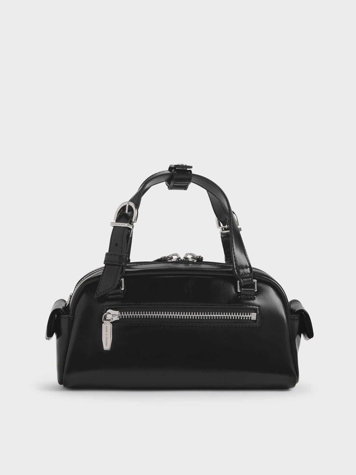CHARLES & KEITH Trusted / Rachel Multi-Pocket Bowling Bag - Noir