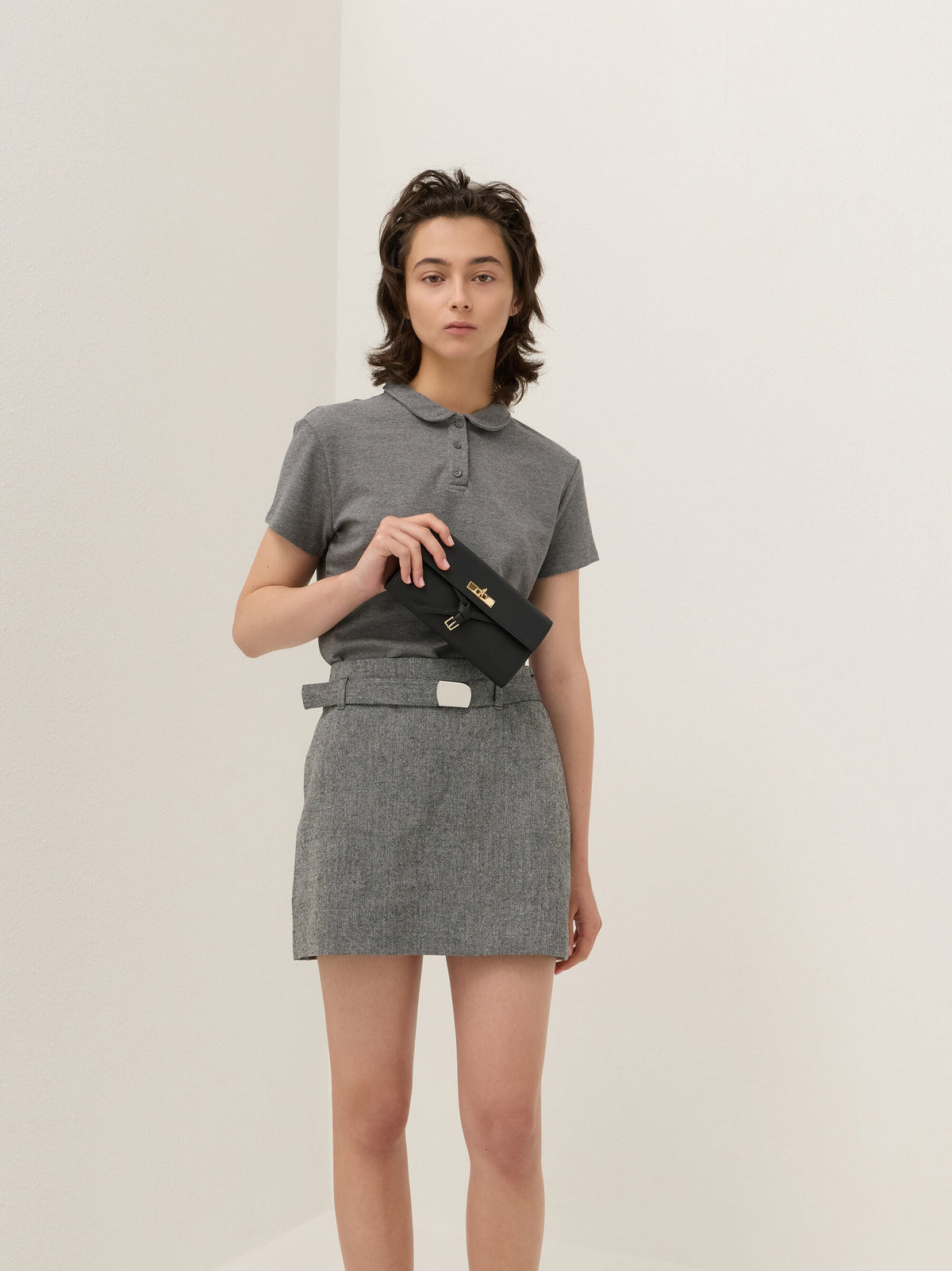CHARLES & KEITH Special Offer / Tricha Knotted-Belt Crossbody Bag - Black