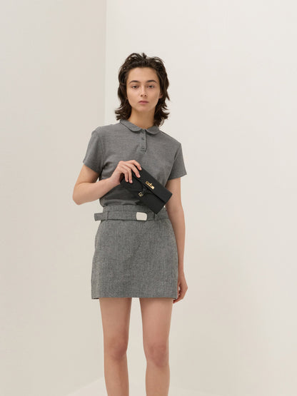 CHARLES & KEITH Special Offer / Tricha Knotted-Belt Crossbody Bag - Black
