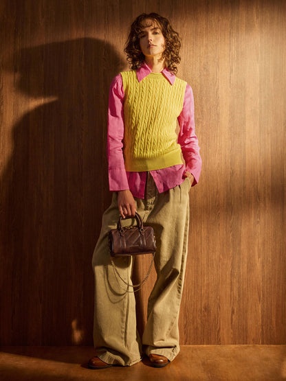 CHARLES & KEITH Best Price / Philomena Bowling Bag - Distressed Coffee
