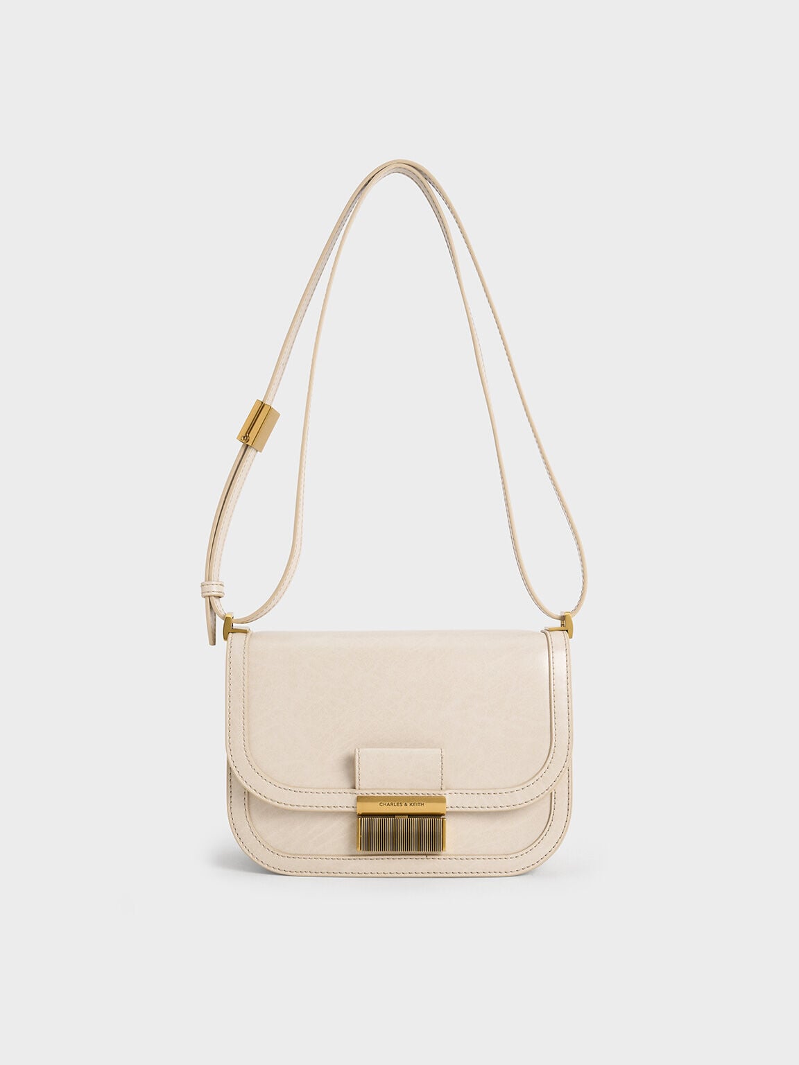 CHARLES & KEITH Premium / Charlot Bag - Oat