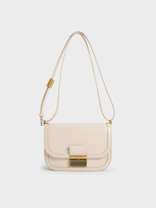 CHARLES & KEITH Premium / Charlot Bag - Oat
