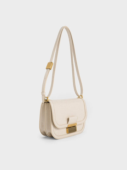 CHARLES & KEITH Premium / Charlot Bag - Oat