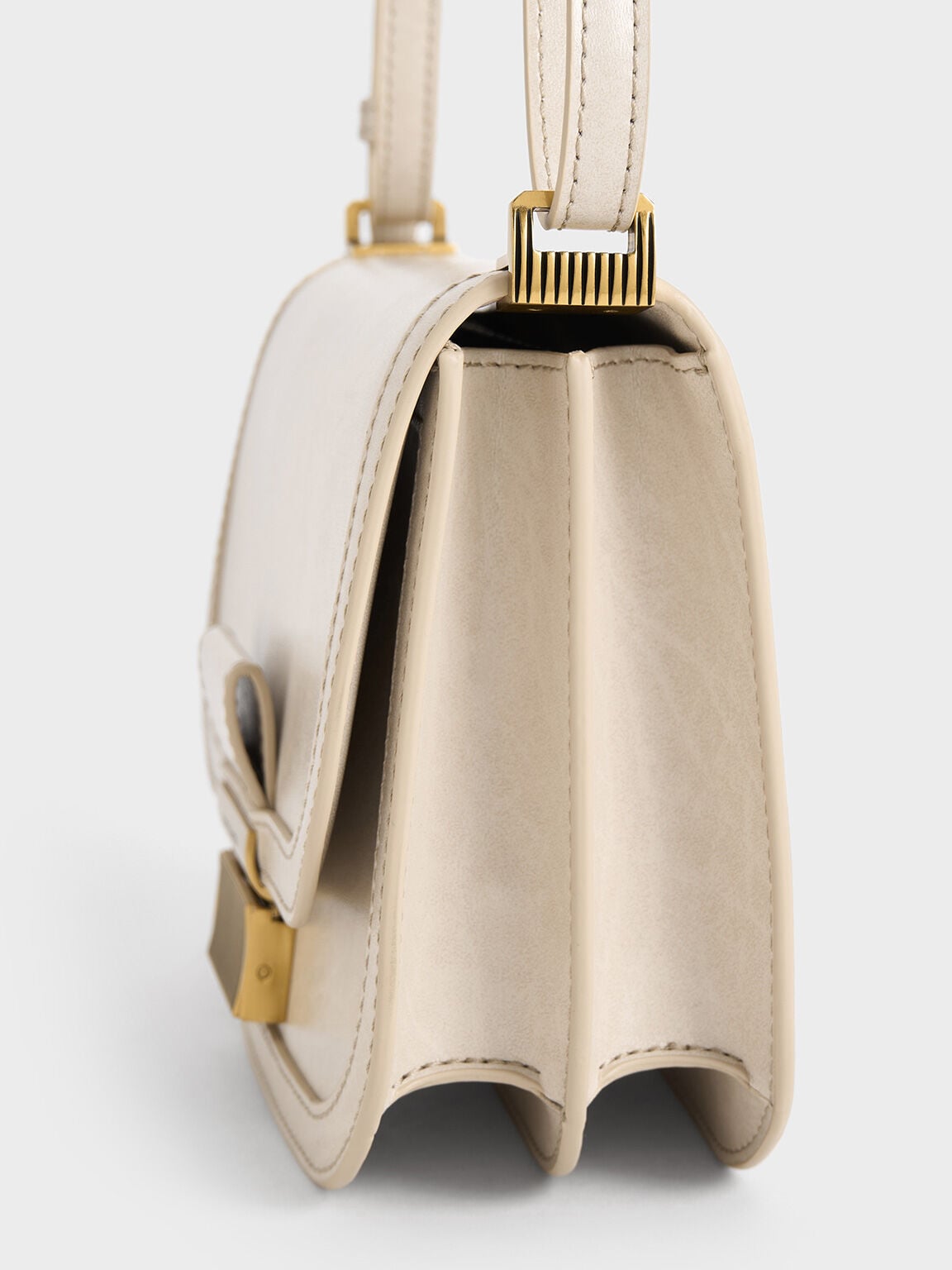 CHARLES & KEITH Premium / Charlot Bag - Oat