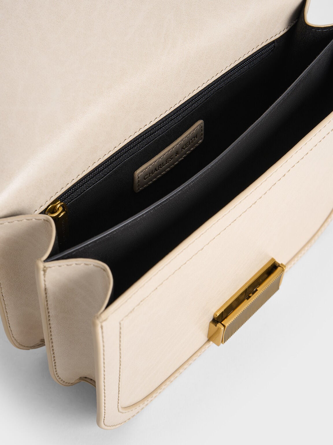 CHARLES & KEITH Premium / Charlot Bag - Oat