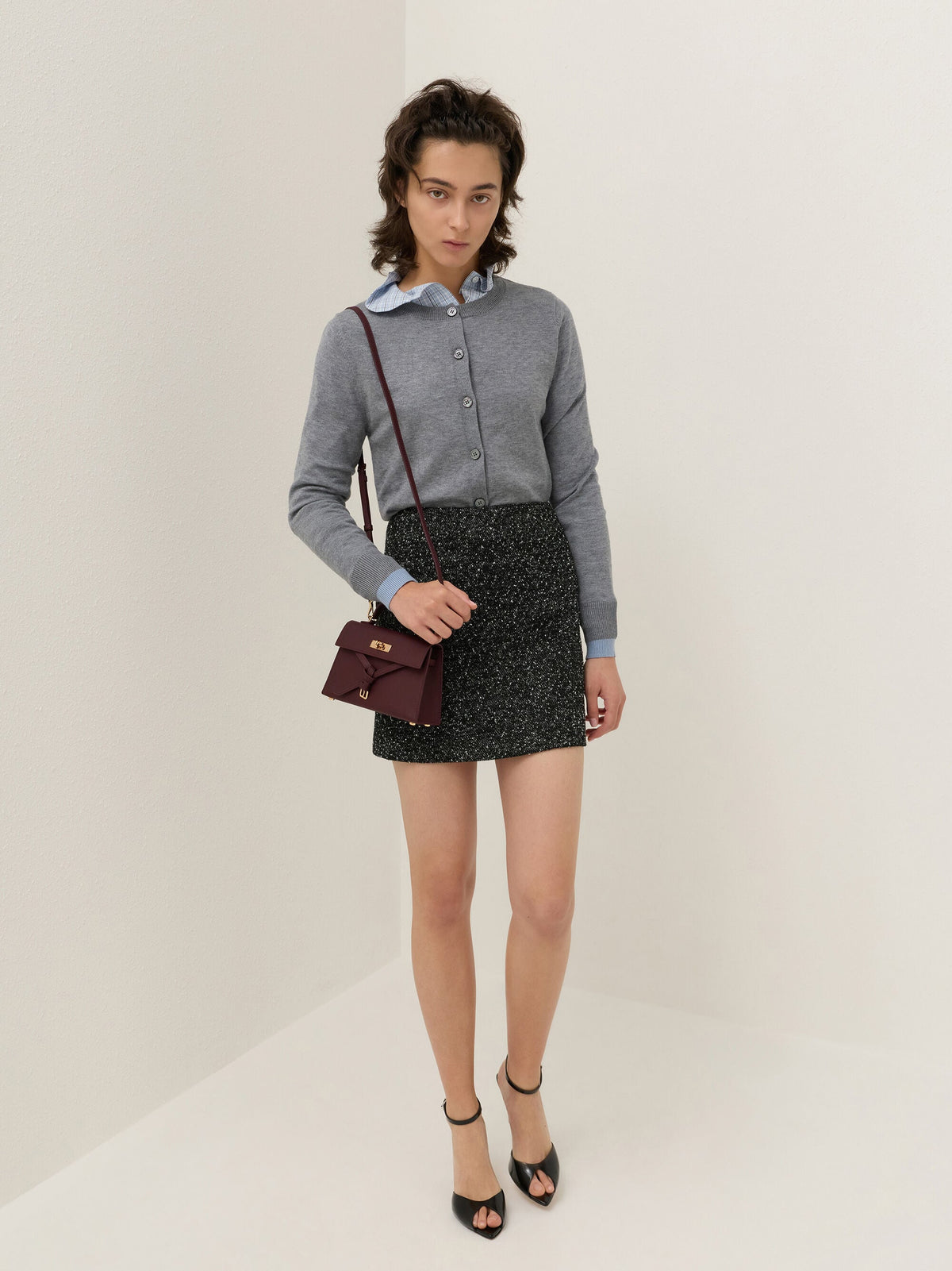 CHARLES & KEITH Sale / Tricha Knotted-Belt Top Handle Bag - Wineberry Red